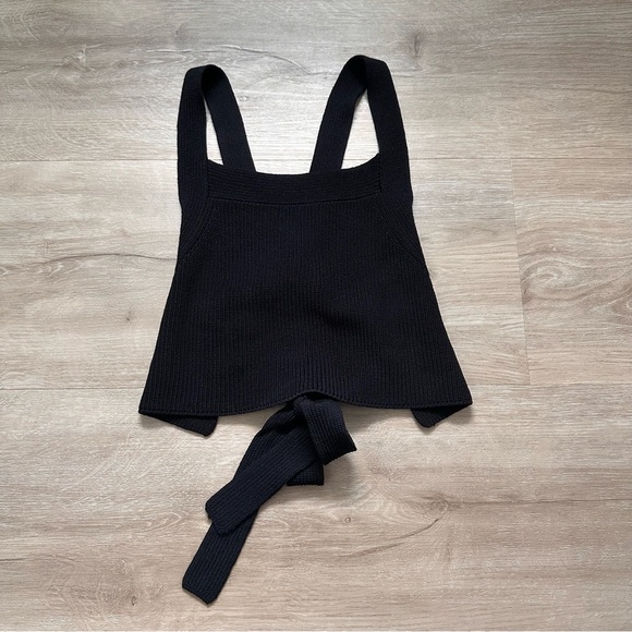 Aritzia Wilfred Black Knit Tank Top - Picture 1 of 11